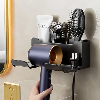 Wall Mount Hairdryer Organizer.