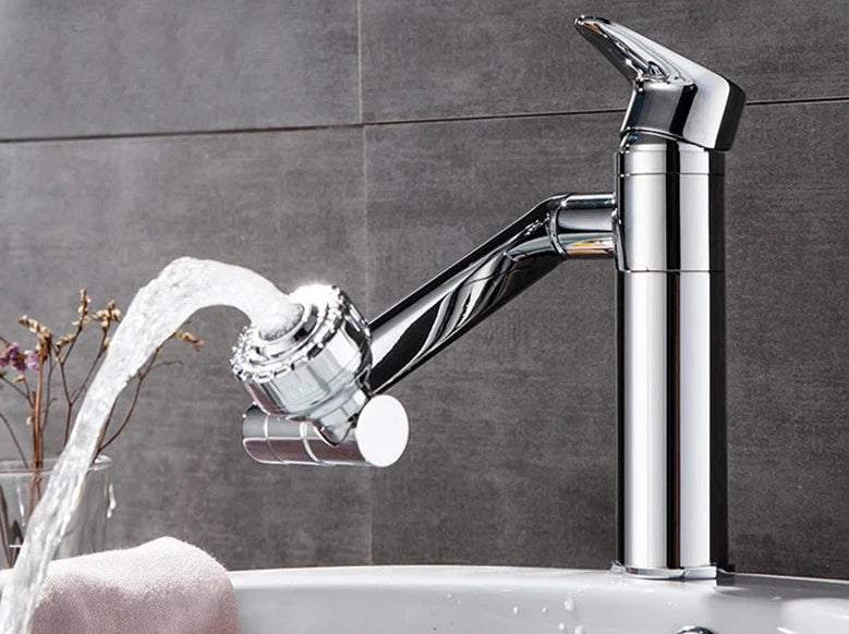 Modern Face Washing Swivel Bathroom Sink Faucet.