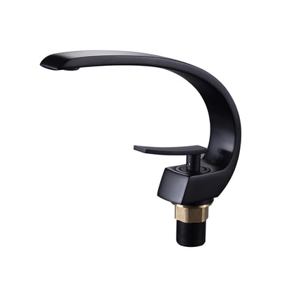 Ultra Curved Bathroom Sink Faucet.