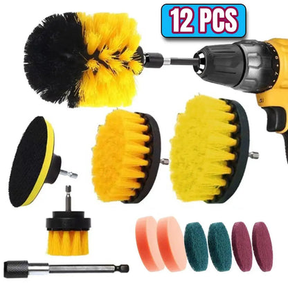 Drill Brush Cleaning Kit For Kitchens & Bathrooms.