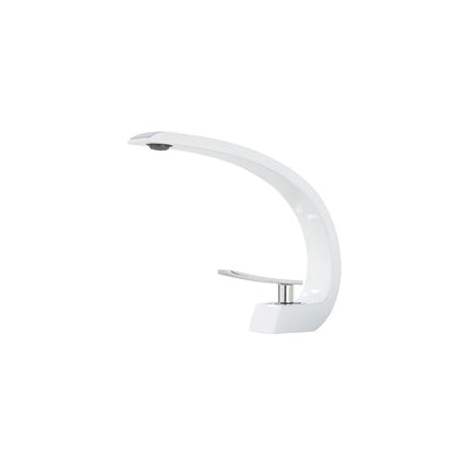 Ultra Curved Bathroom Sink Faucet.