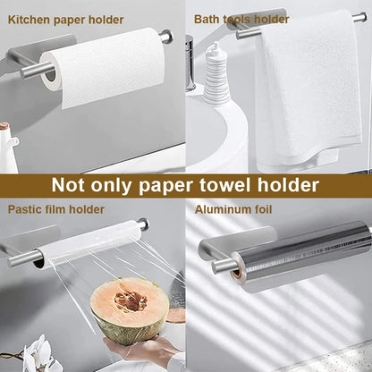 Stainless Steel Paper Towel Holder.