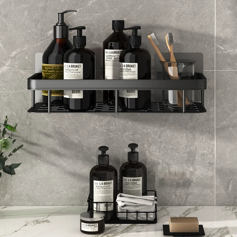 Easy Mount Organizer Shelf For Your Bathroom.