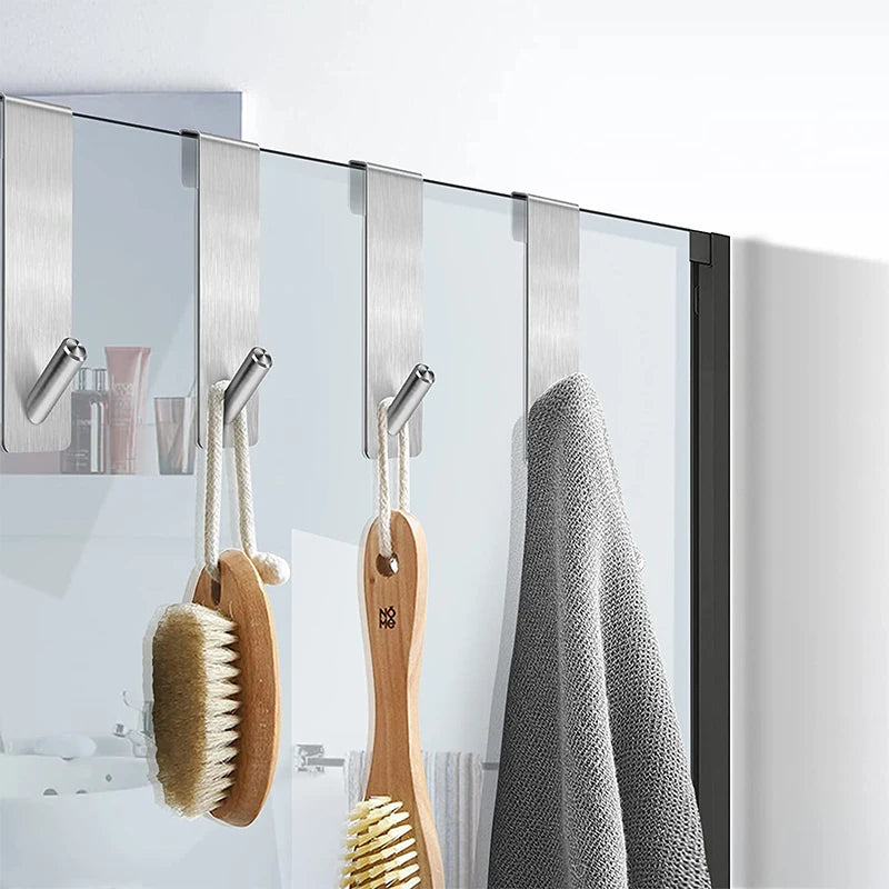 Shower Door Hanging Towel Rack.